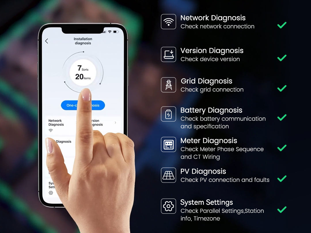 Fullständig systemdiagnos med ett klick Fullständig systemdiagnos med ett klick